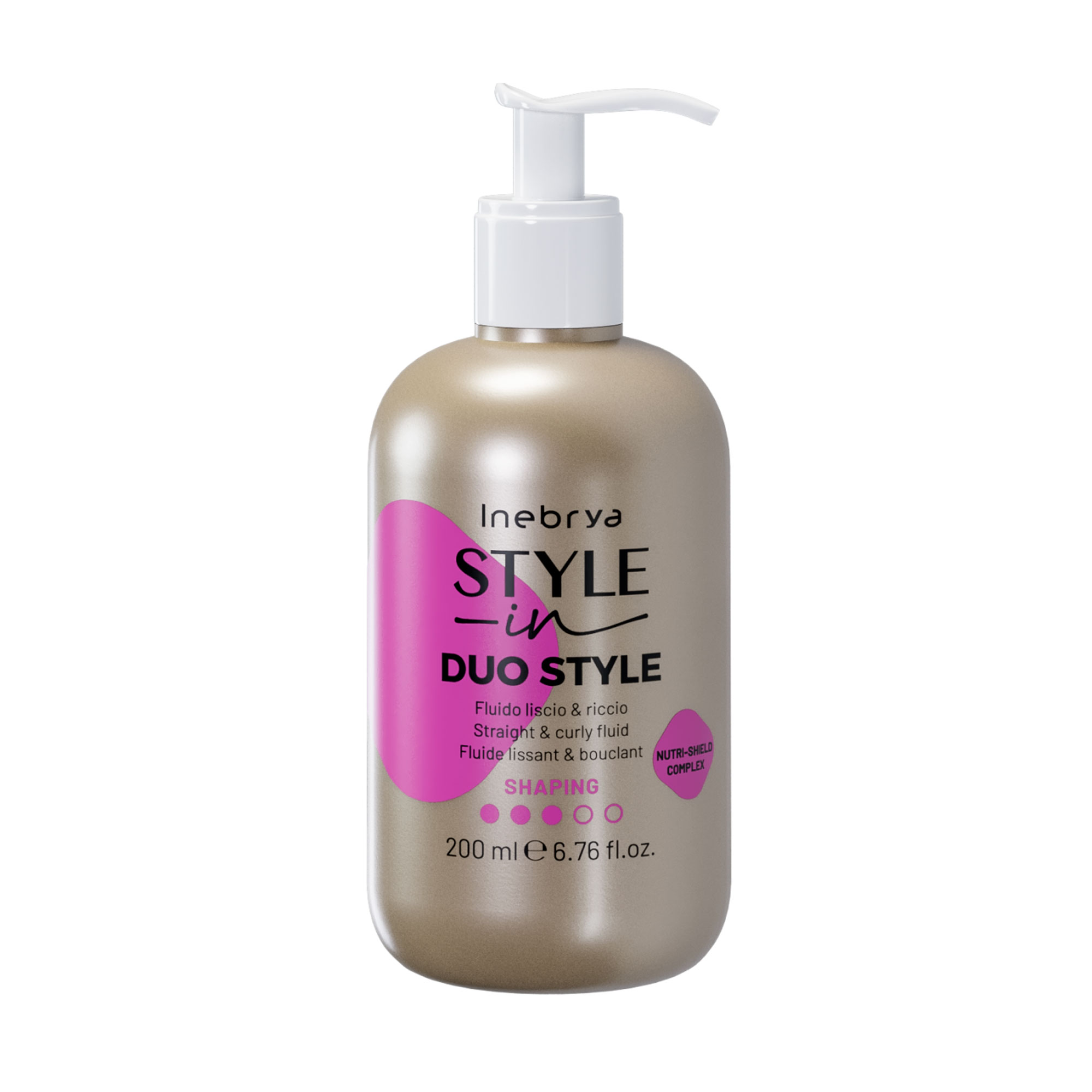 Флюїд для волосся Inebrya Style-In Straight &amp; Curly Fluid, 200 мл