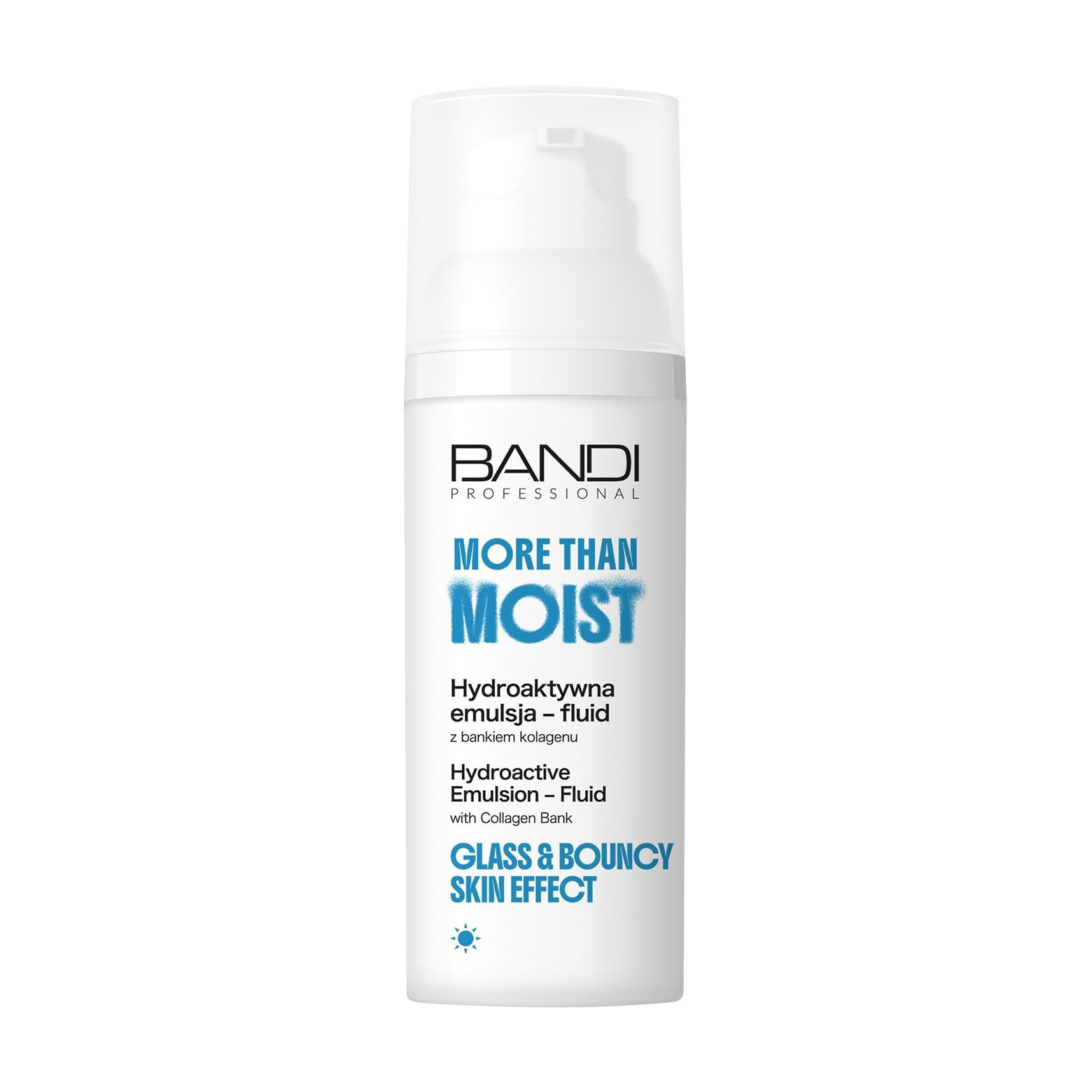 Гідроактивна емульсія-флюїд для обличчя Bandi Professional More Than Moist Hydroactive Emulsion-Fluid With Collagen Bank, 50 мл
